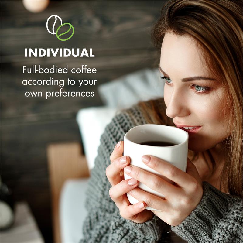 Klarstein Craft Coffee, kávovar, 600 ml, váha, časovač, nadstavec s filtrom, čierny/biely – Obrázok 2