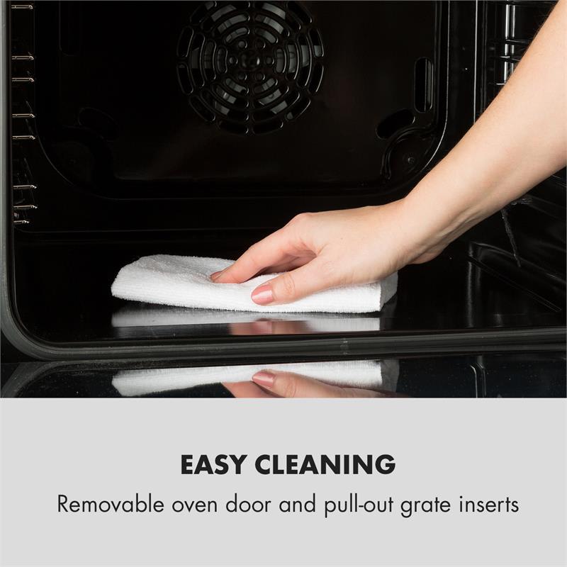 Klarstein Kalahari, vstavaná rúra, 2300 W, 7 funkcií, čierna – Obrázok 2