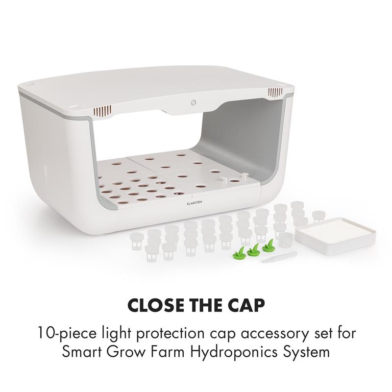 Klarstein GrowIt, 10 ochranných krytiek proti svetlu, sada príslušenstva