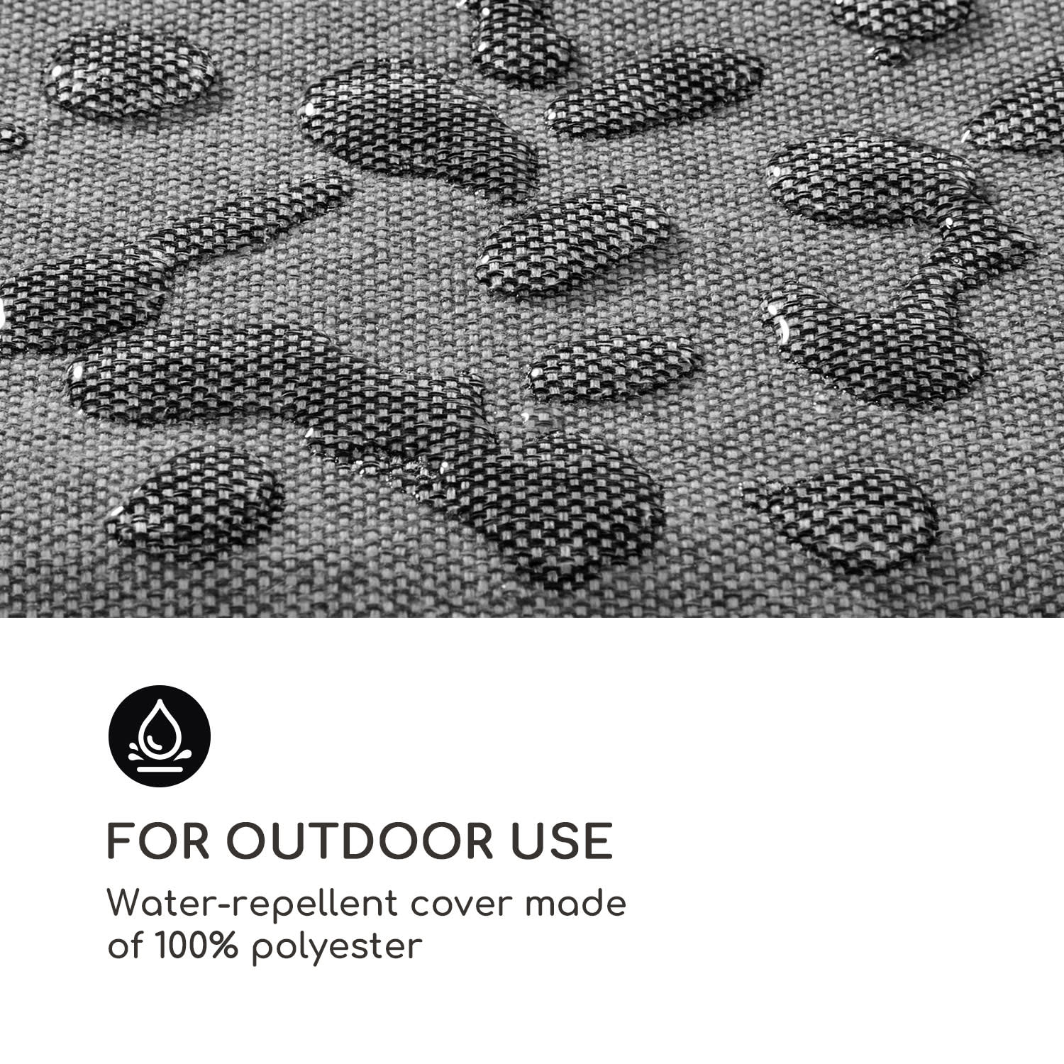 Blumfeldt Titania Pillows, vankúš, polyester, nepremokavý, melírovaný tmavosivý – Obrázok 3