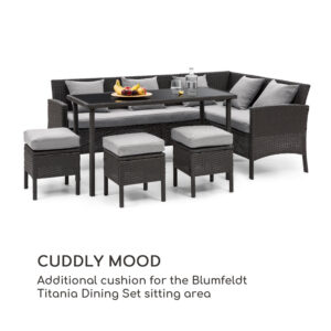 Blumfeldt Titania Pillows, vankúš, polyester, nepremokavý, melírovaný svetlosivý﻿