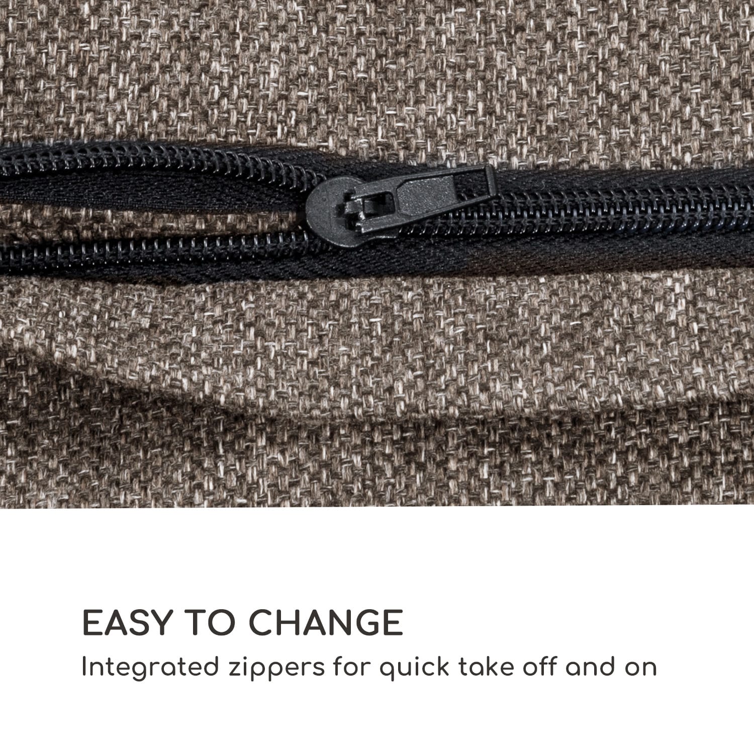 Blumfeldt Titania Pillows, vankúš, polyester, nepremokavý, hnedý – Obrázok 4