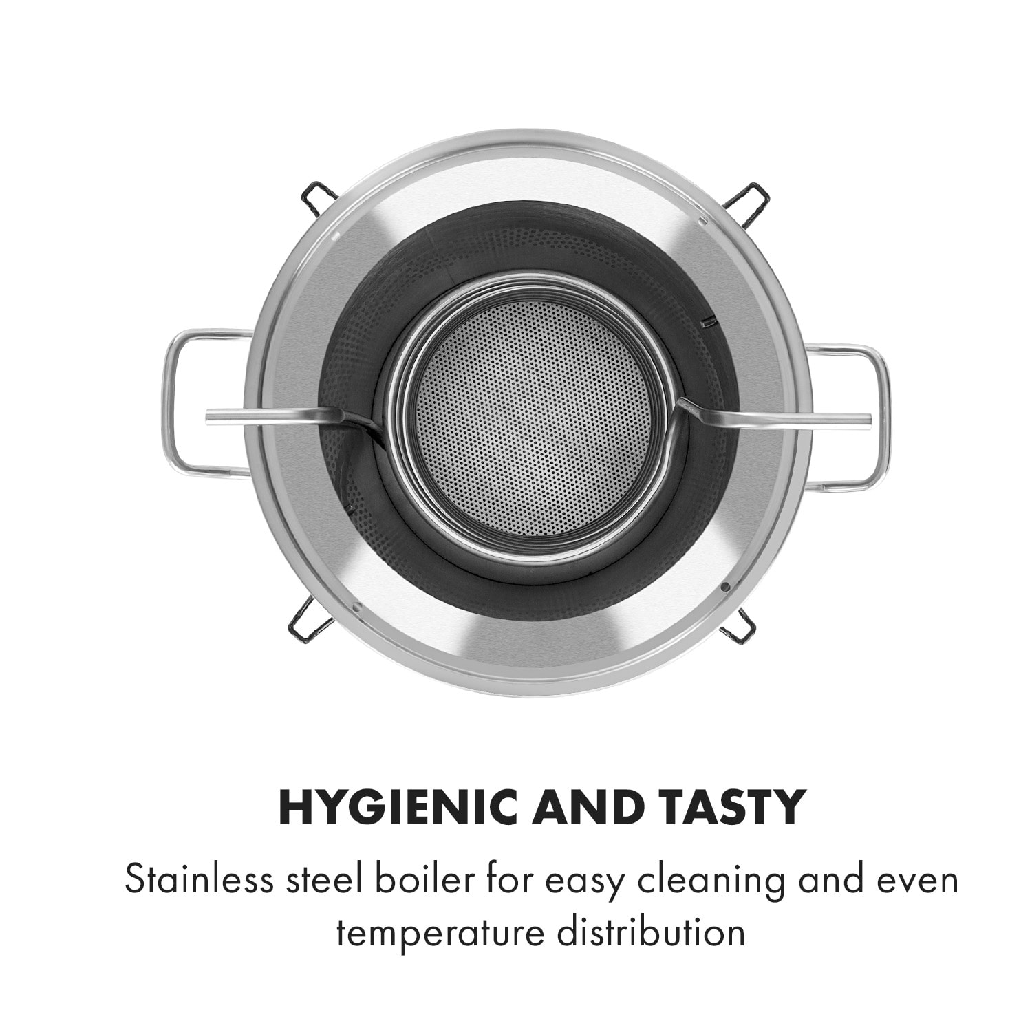 Klarstein Maischfest 35, sladový kotol, 5 dielov, 35 l, 1500/3000 W, dotykový LCD, nehrdzavejúca oceľ – Obrázok 5