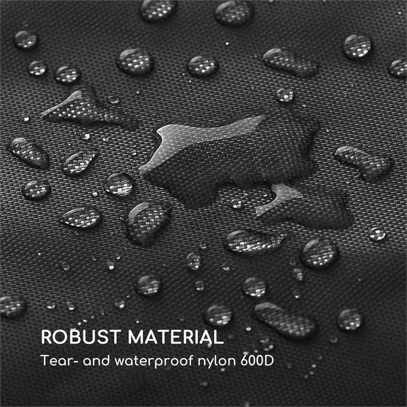 Blumfeldt Caruso, ochranný kryt, nylon 600D, nepremokavý, čierny – Obrázok 2