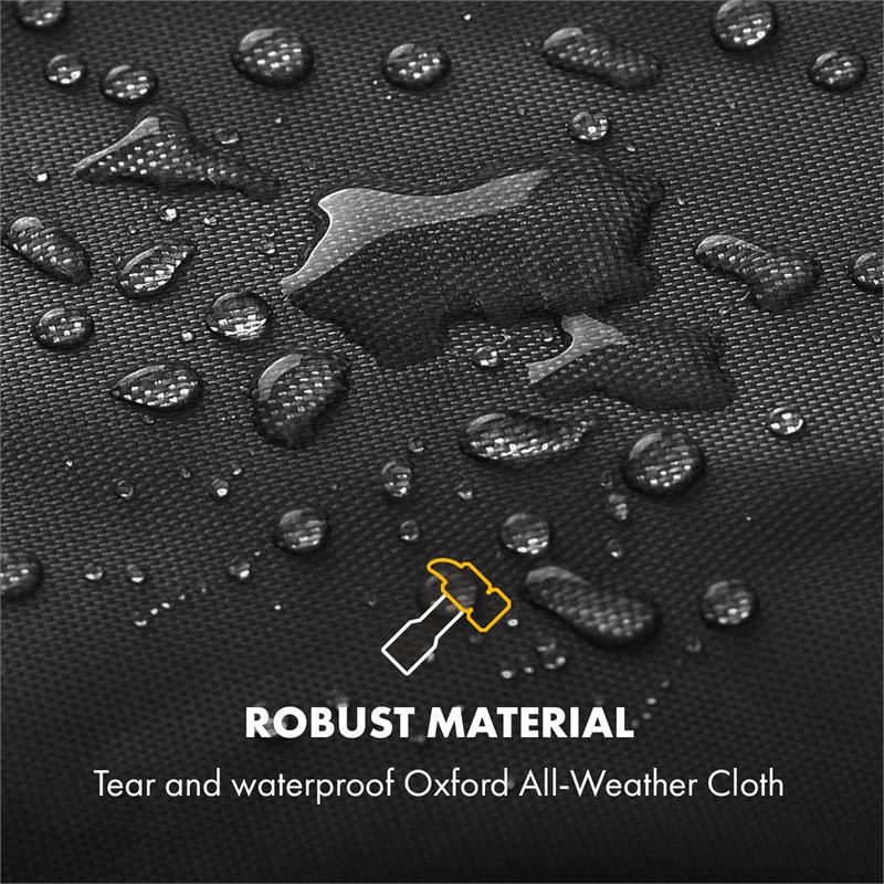 Klarstein Beef Brisket, ochranný kryt, tkanina Oxford, čierny – Obrázok 3