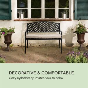 Blumfeldt Pozzilli CU, čalúnenie lavice, ComfortExtra, nepremokavé, sivá