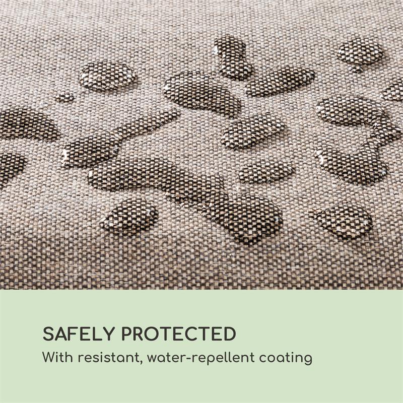 Blumfeldt Pozzilli CU, čalúnenie lavice, ComfortExtra, nepremokavé, sivá – Obrázok 2