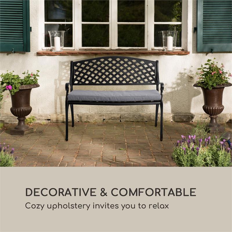 Blumfeldt Pozzilli CU, čalúnenie sedadla, ComfortExtra, vodeodolné, sivé