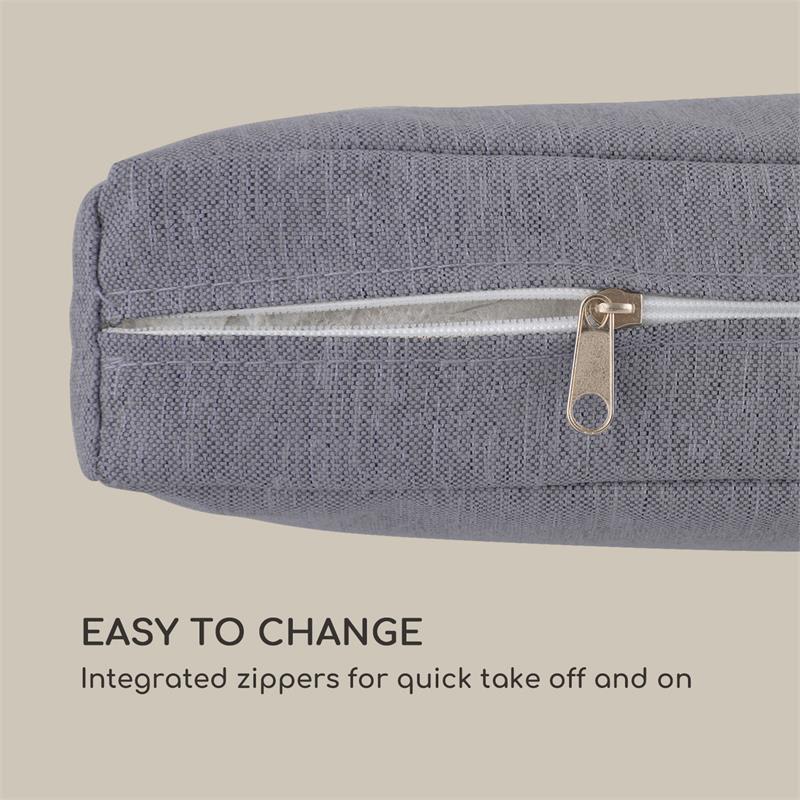 Blumfeldt Pozzilli CU, čalúnenie sedadla, ComfortExtra, vodeodolné, sivé – Obrázok 3