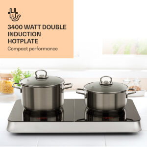 Klarstein InnoChef, indukčná varná doska, 3400 W, dotykové ovládanie, sklokeramika