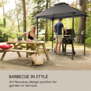 Blumfeldt Steakhouse al Sur, altánok, 244 x 260 x 152 cm, 160 g, nehorľavý, oceľ, sivý