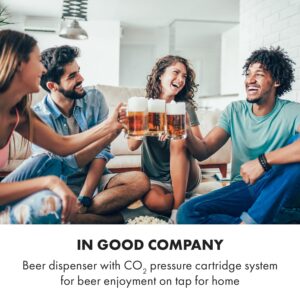 Klarstein Beerkules, výčapné zariadenie, 5 l súdok, kompresor, 120 W, čierne