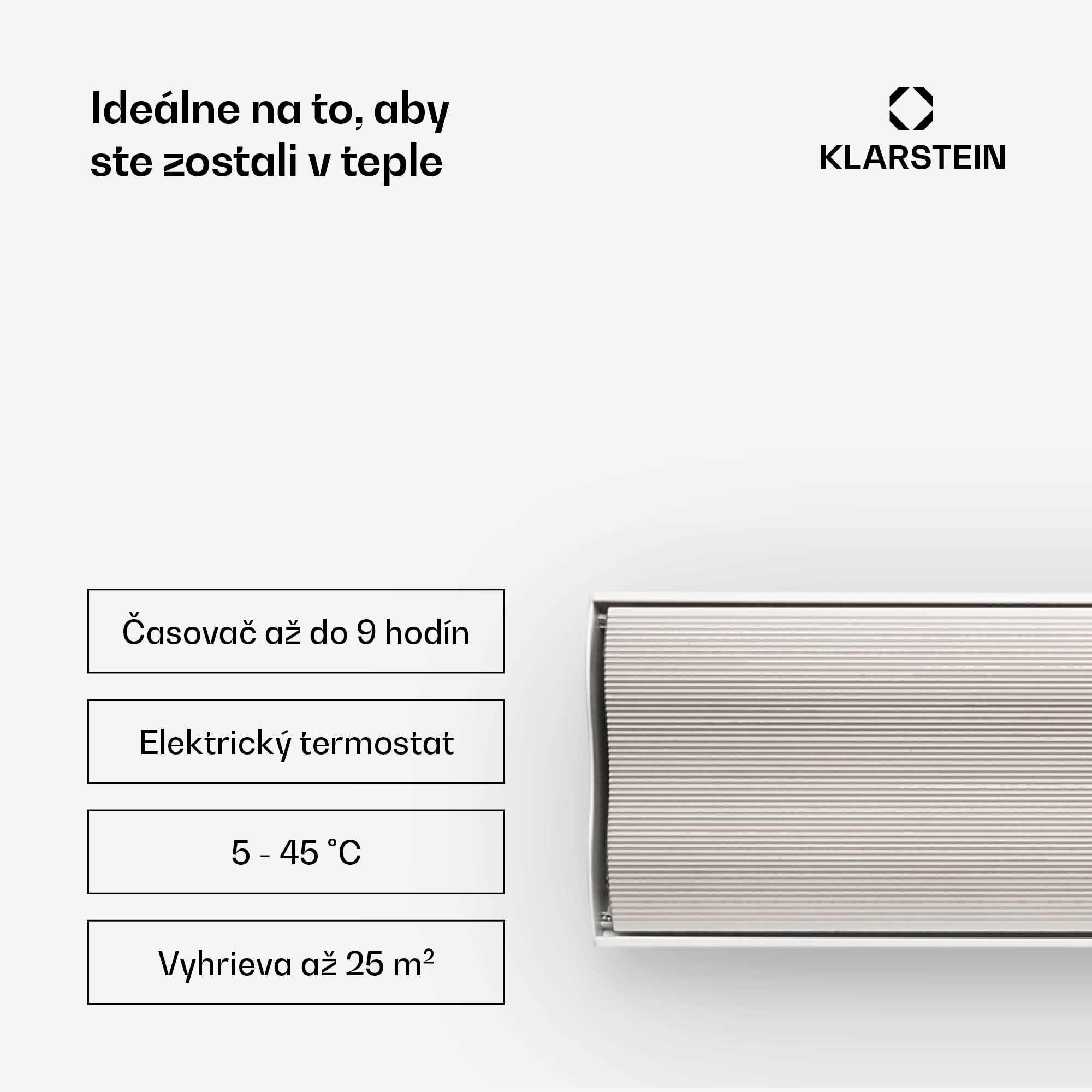 Blumfeldt Cosmic Beam Plus XXL, infračervený ohrievač, 3000 W, IP44, diaľkový ovládač, biely – Obrázok 2