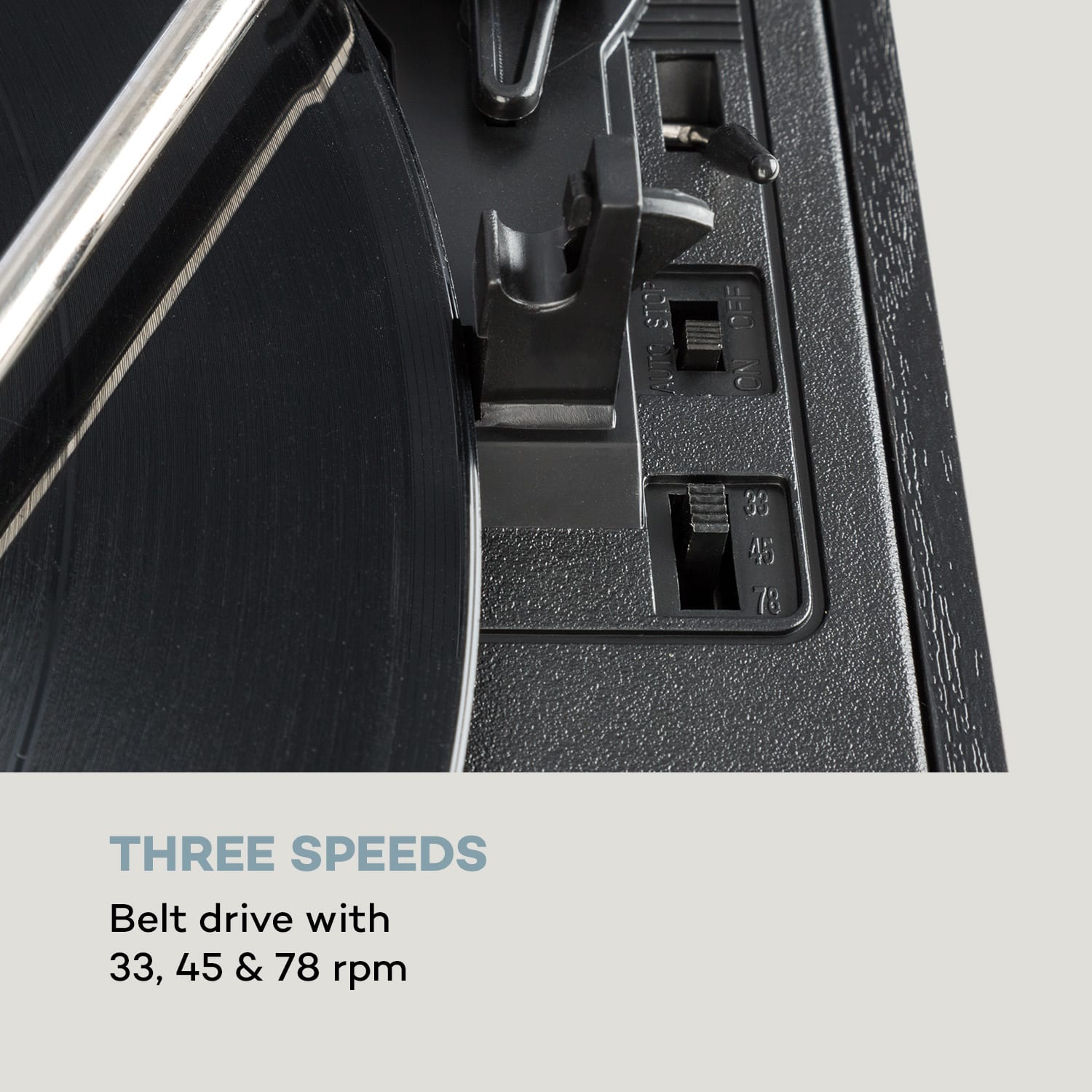 Auna Oakland DAB, retro stereo systém, DAB+/FM, BT funkcia, vinyl, CD, kazetový prehárvač – Obrázok 5