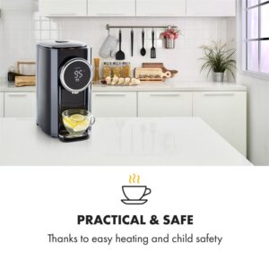 Klarstein Hot Springs, dávkovač horúcej vody, 5 l, 49-95 °C, nádrž na vodu z nehrdzavejúcej ocele