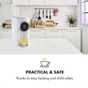 Klarstein Hot Springs, dávkovač horúcej vody, 5 l, 49-95 °C, nádrž na vodu z nehrdzavejúcej ocele