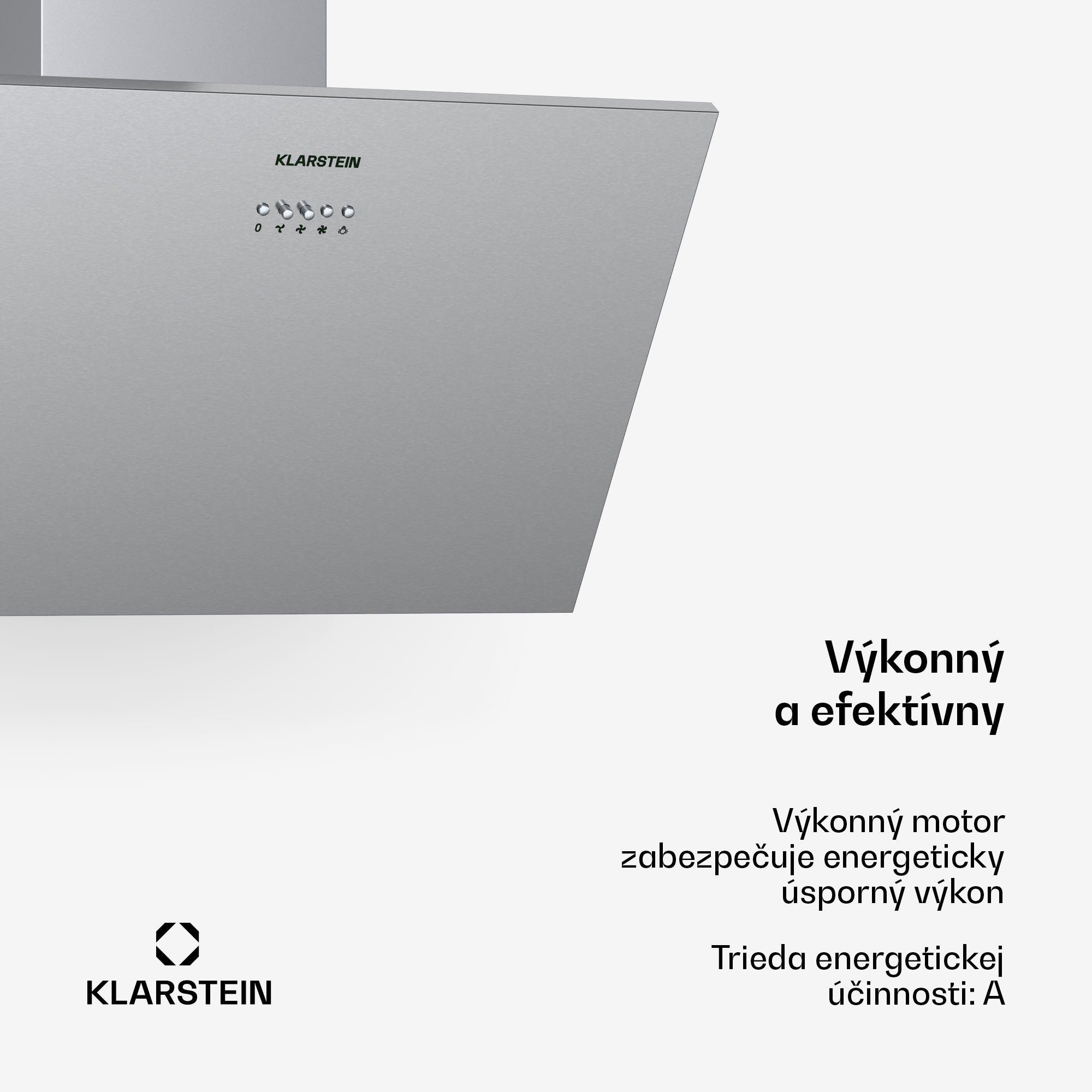 Klarstein Silver Lining 60, digestor, 60 cm, nástenný, 600 m³/h, A, nehrdzavejúca oceľ – Obrázok 3