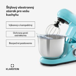 Klarstein Bella Pico 2G, kuchynský robot, 1300 W, 1,7 PS, 6 stupňov, 5 l