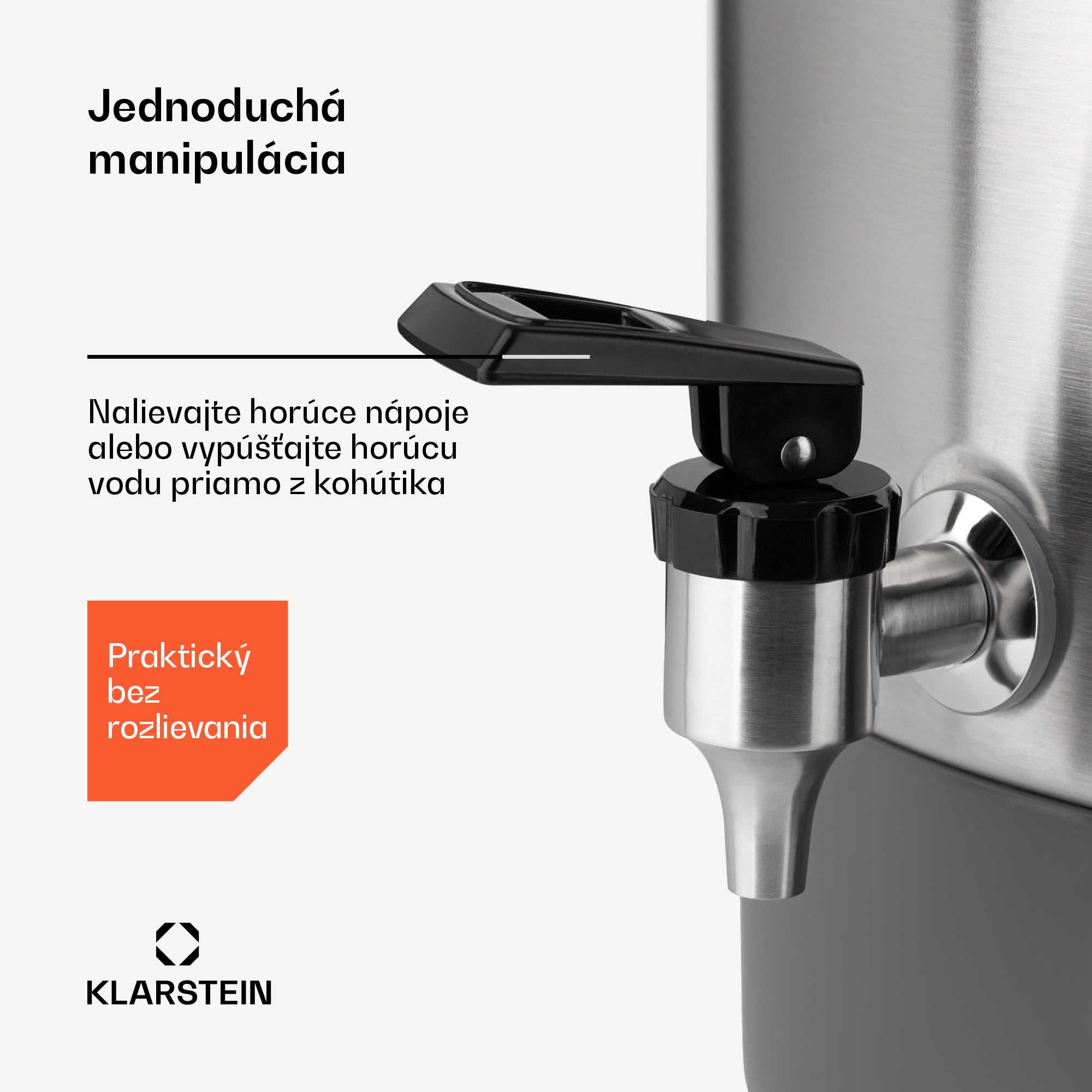 Klarstein Lady Marmalade, zavárací hrniec, dávkovač nápojov, 27 l, 100 °C, 12 h, nehrdzavejúa oceľ – Obrázok 5