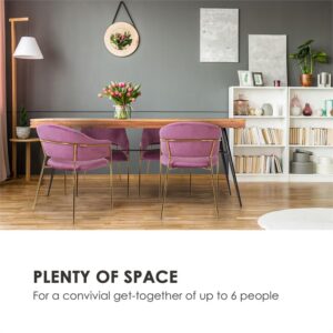 Besoa Vantor, jedálenský stôl, agátové drevo, železná kostra, 175 x 78 x 90 cm, drevo