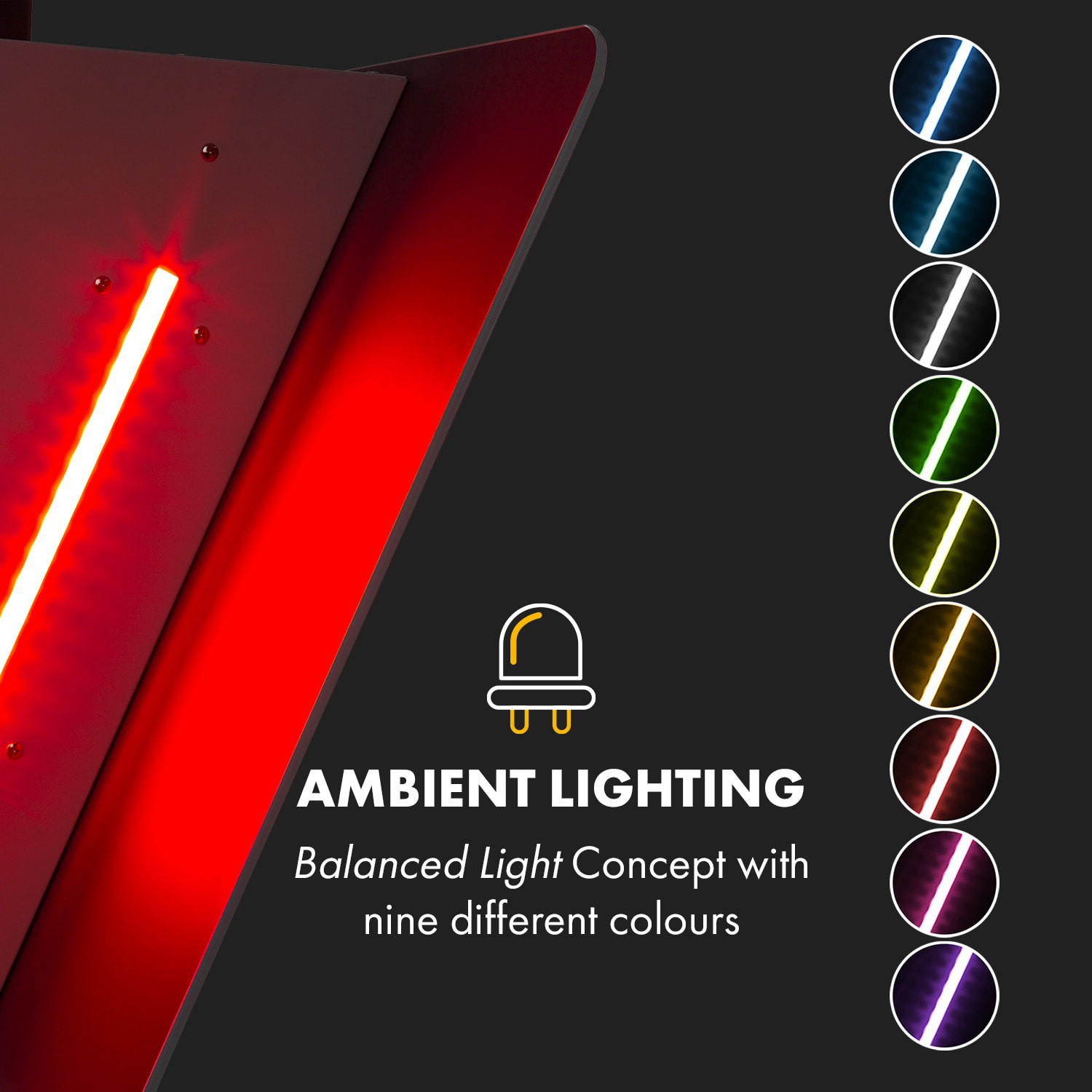 Klarstein Helena 60, digestor, 60 cm, nástanný, 595 m³/h, LED displej, biely – Obrázok 5