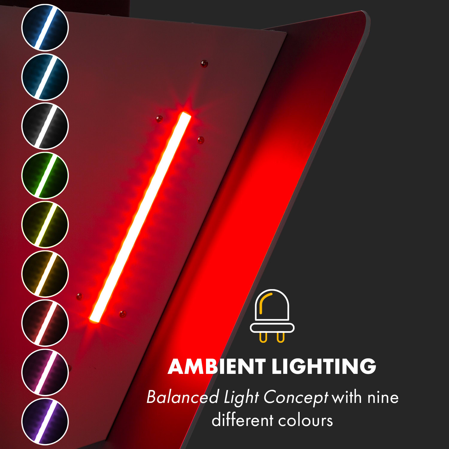 Klarstein Helena 90, digestor, 90 cm, nástanný, 595 m³/h, LED displej, biely – Obrázok 5