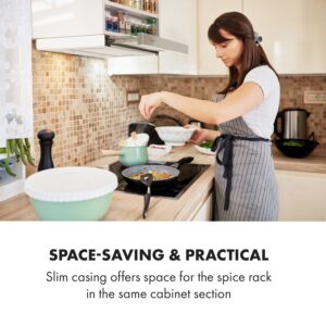 Klarstein Mariana 90, digestor, 90 cm, výsuvný, 500 m³/h, LED, čierny