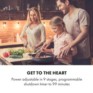 Klarstein Delicatessa 3 Flex, indukčná varná doska, 6600 W, 3 zóny, sklokeramika, čierna