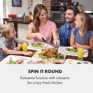 Klarstein AeroVital Cube Chef, teplovzdušná fritéza, 1700 W, 14 l, 16 programov, horný a spodný ohrev