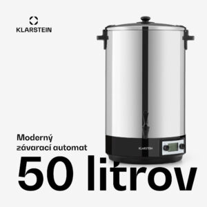 Klarstein KonfiStar 50, zavárací hrniec, dávkovač nápojov, 50 l, 2500 W, 100 °C, 180 min, digitálny