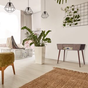 Auna Belle Epoque 1912, retro gramofón, CD, BT, USB, DAB+/FM, hnedý