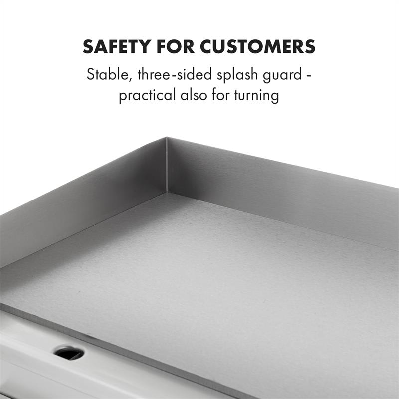 Klarstein Grillmeile 3000G, elektrický gril, 3000 W, grilovacia platňa 54,5 x 35 cm, hladký – Obrázok 4