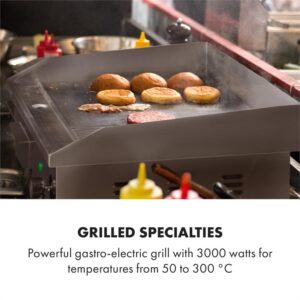 Klarstein Grillmeile 3000GR, elektrický gril, 3000 W, grilovacia platňa 54,5 x 35 cm, hladký/rebrovaný