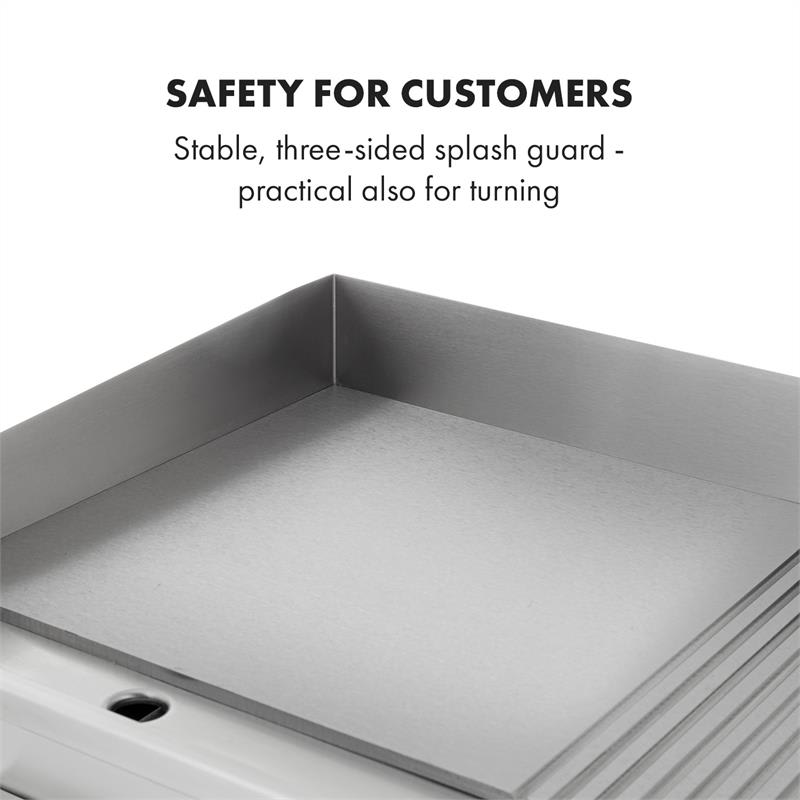 Klarstein Grillmeile 3000GR, elektrický gril, 3000 W, grilovacia platňa 54,5 x 35 cm, hladký/rebrovaný – Obrázok 5