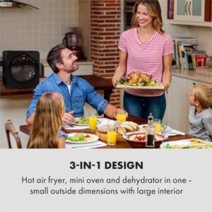 Klarstein AeroVital easy touch, teplovzdušná fritéza, 1700 W, 14 l, 16 programov, čierna