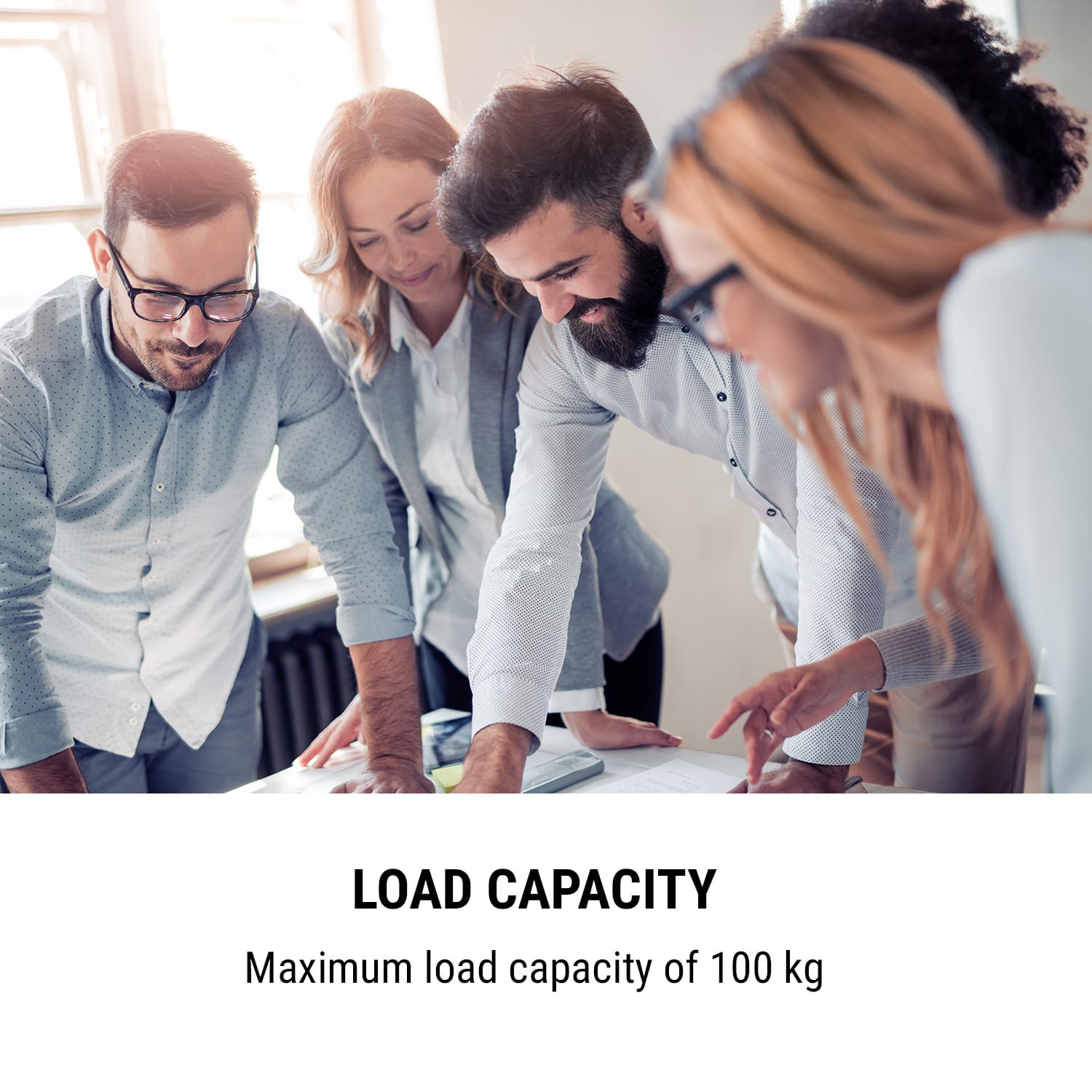 OneConcept Multidesk Comfort, výškovo nastaviteľný písací stôl, elektrický, čierny – Obrázok 3