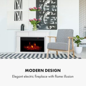 Klarstein Bern, elektrický krb, 1000/2000 W, LED, 10-30°C, týždňový časovač