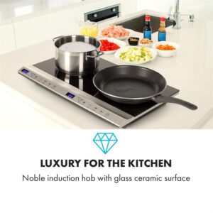 Klarstein Cucinata, indukčná varná doska, 3100 W, 10 úrovní výkonu, 200 – 1300 W