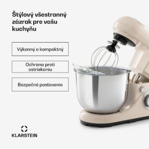Klarstein Bella Pico 2G, kuchynský robot, 1300 W, 1,7 PS, 6 stupňov, 5 l