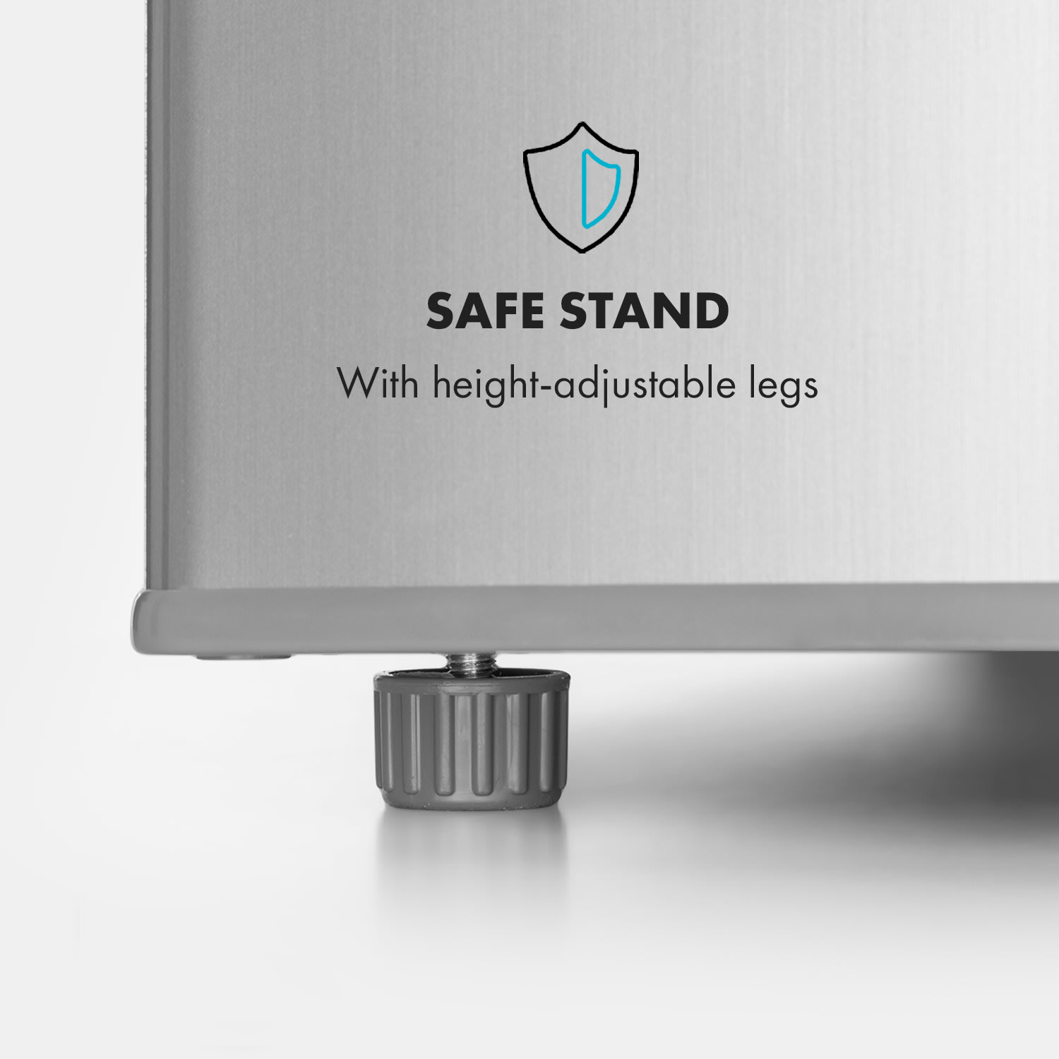 Klarstein Garfield Eco L, mraznička, 64 l, 3 zásuvky, sivá – Obrázok 5