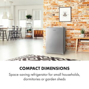 Klarstein Delaware, chladnička, 75 l, mraziaci priečinok 4 l, energet. trieda E, kompresné chladenie