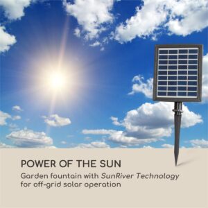 Blumfeldt Speyer, kaskádová fontána, solárna fontána, záhradná fontána, 4 úrovne, akumulátorová prevádzka