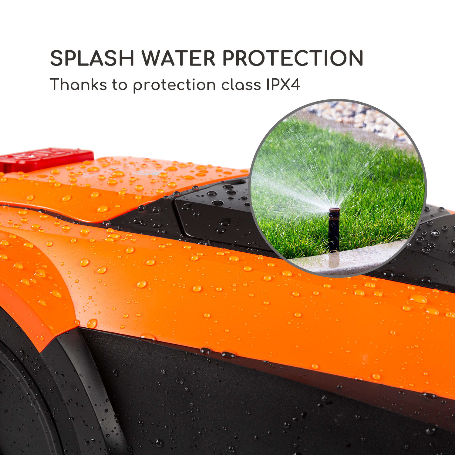 Blumfeldt Garden Hero, robotická kosačka, 5,2 Ah, akumulátorová prevádzka, do 1200 m², oranžová – Obrázok 3