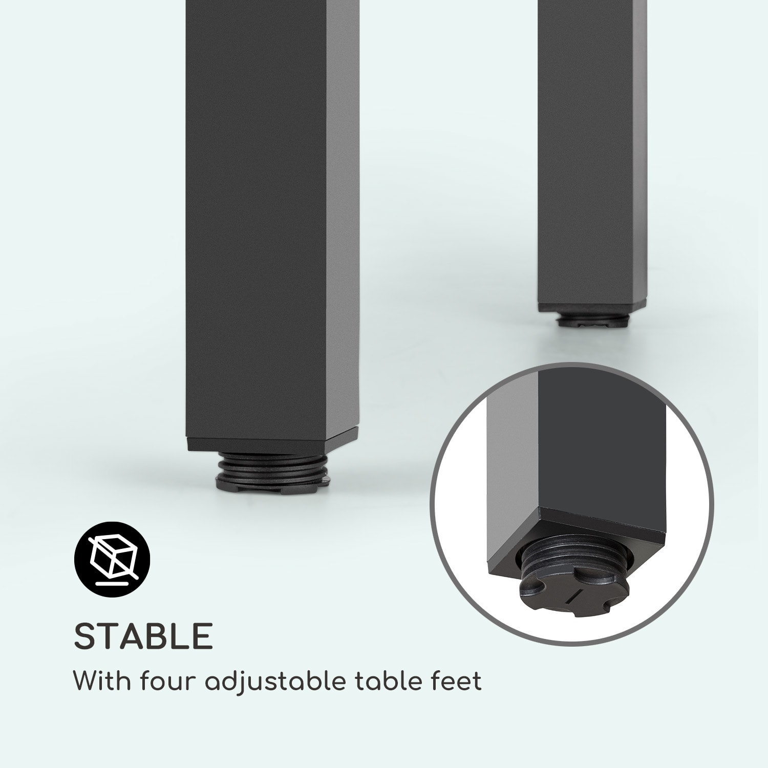 Blumfeldt Menorca Expand, záhradný stôl, 163 x 95 cm, antracitový – Obrázok 4