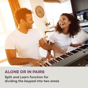 SCHUBERT Preludio Elektronický klavír 88 klávesov velocity sustain pedál čierny