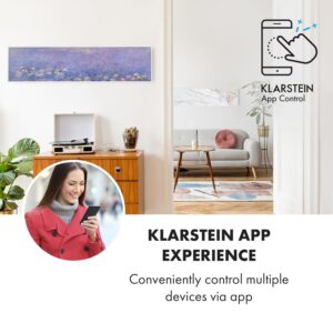 Klarstein Wonderwall Air Art Smart, infračervený ohrievač, 120 x 30 cm, 350 W, aplikácia, lekná