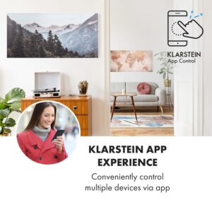 Klarstein Wonderwall Air Art Smart, infračervený ohrievač, 120 x 60 cm, 700 W, aplikácia, hora