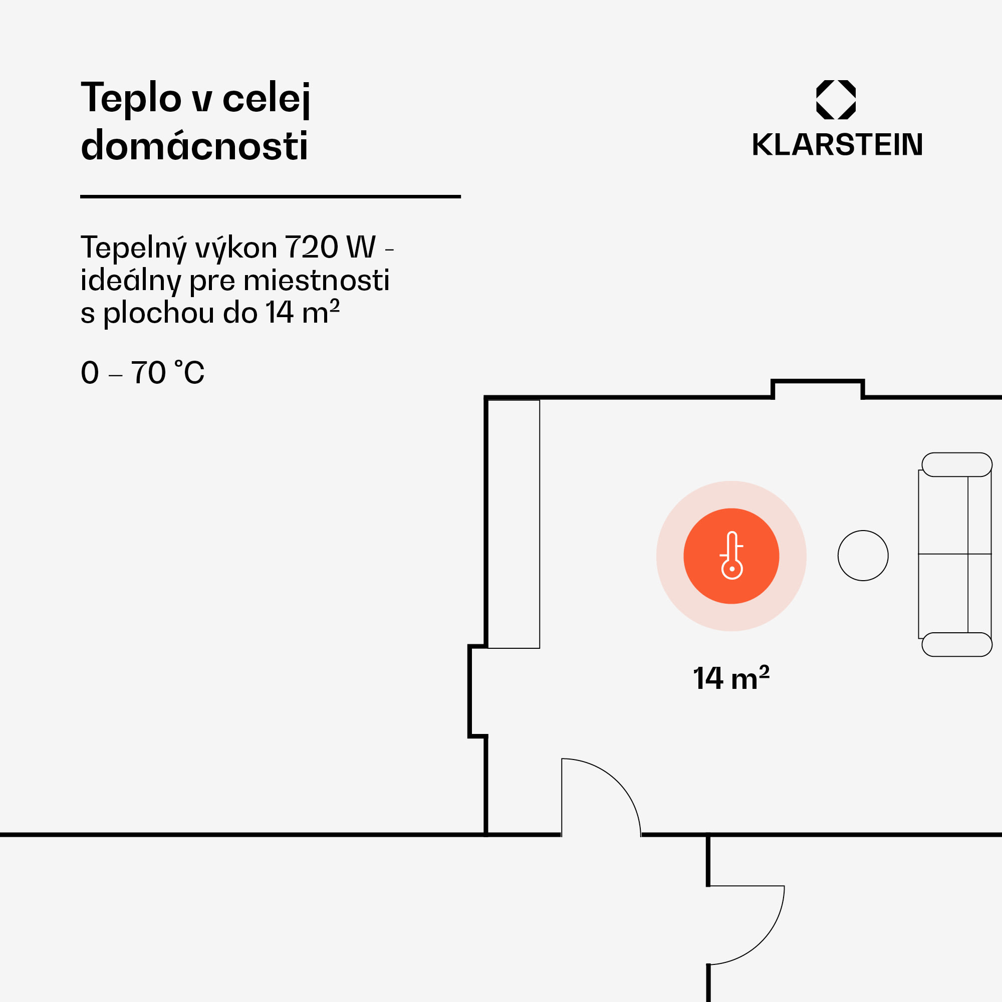 Klarstein Wonderwall Air Art Infinite, infračervený ohrievač, 120 x 60 cm, 720 W, na stenu, obraz, diaľkový ovládač