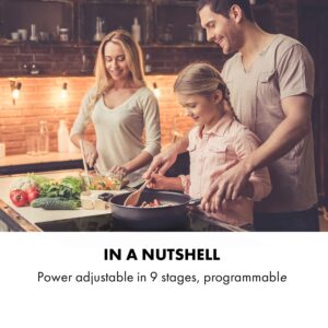 Klarstein Delicatessa 90 Flex, vstavaná indukčná varná doska, 7400 W, 5 zón, samostatná