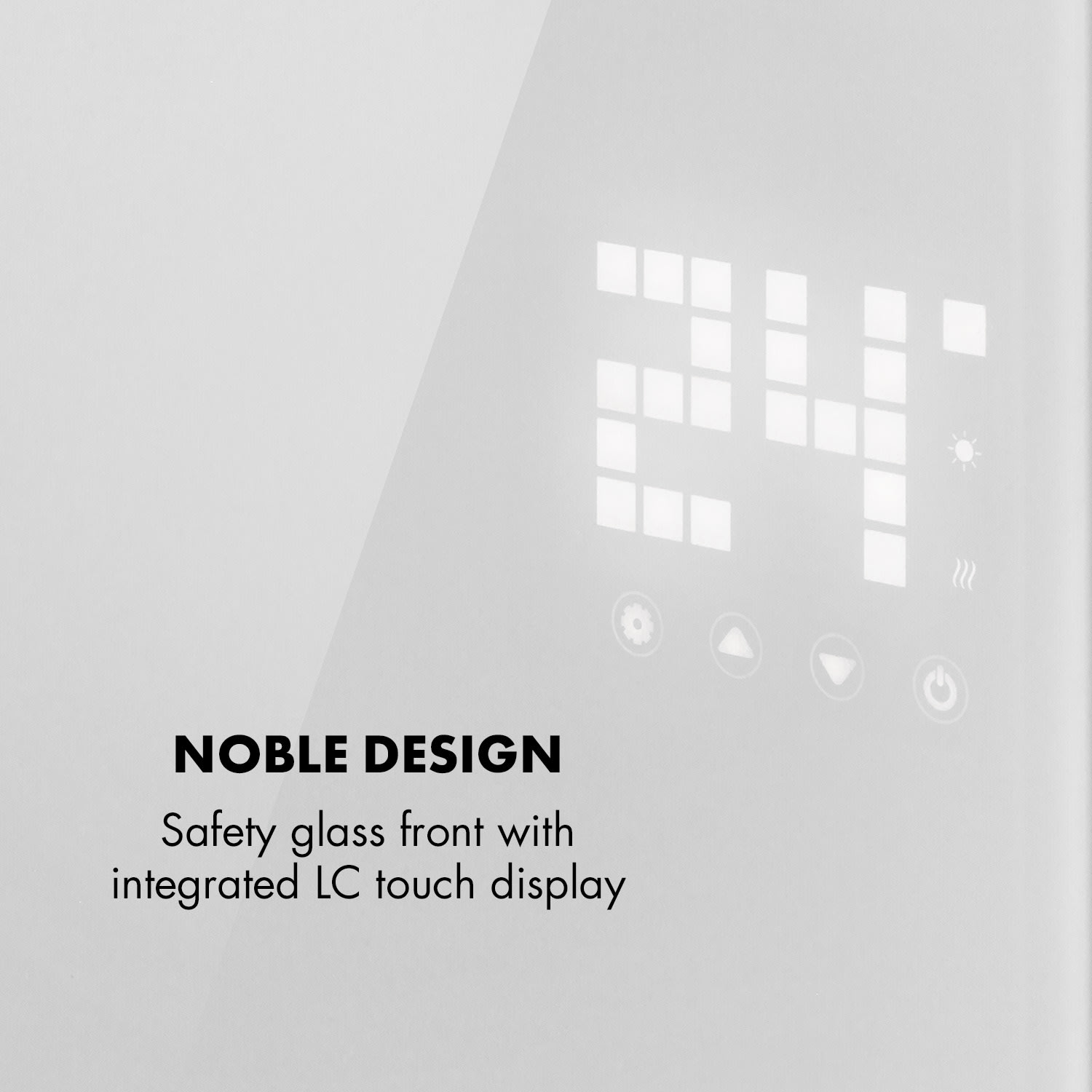 Klarstein Bornholm Single Smart, konvektor, 1000 W, ovládanie cez aplikáciu, biely – Obrázok 4